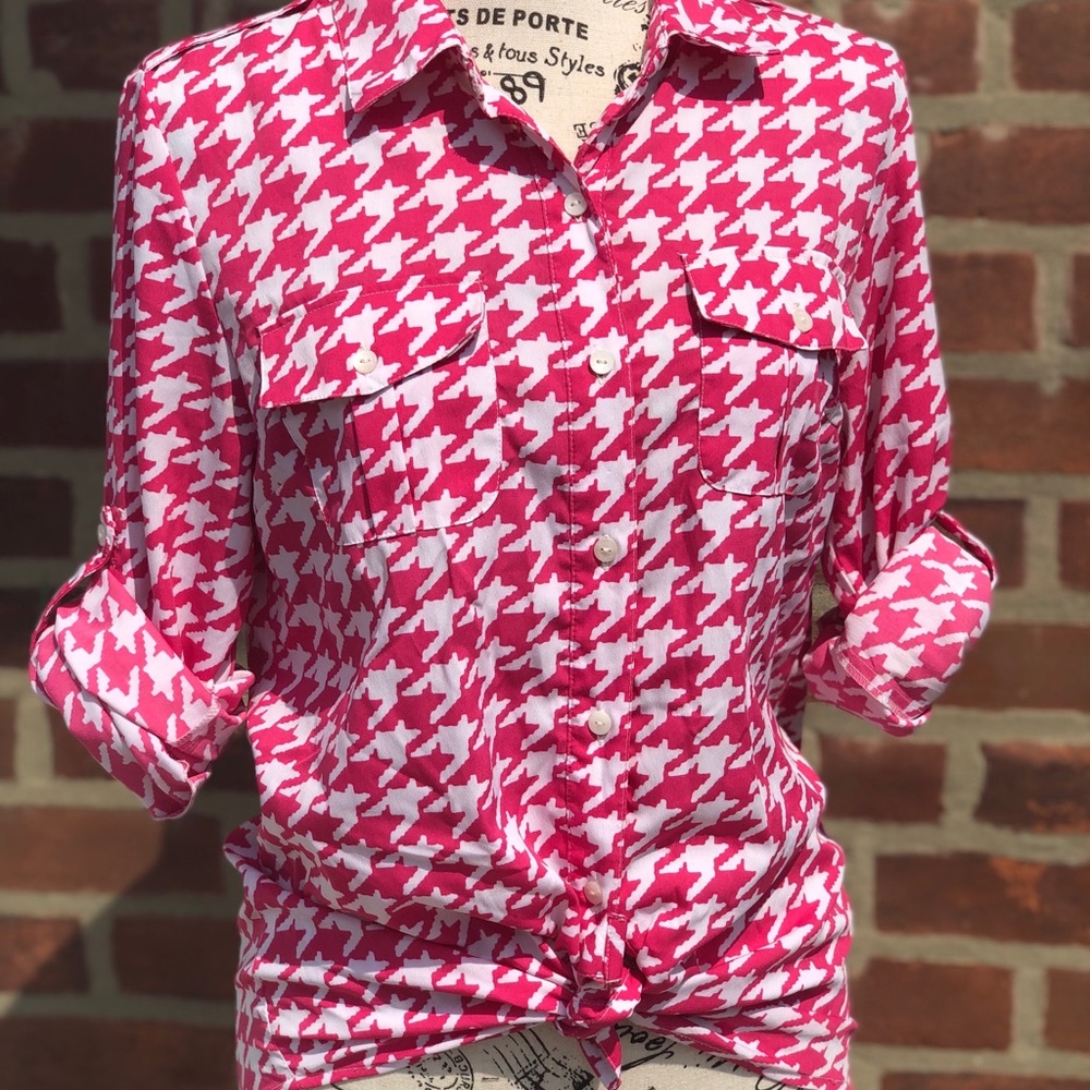 Tommy Hilfiger Hound Tooth Button Down